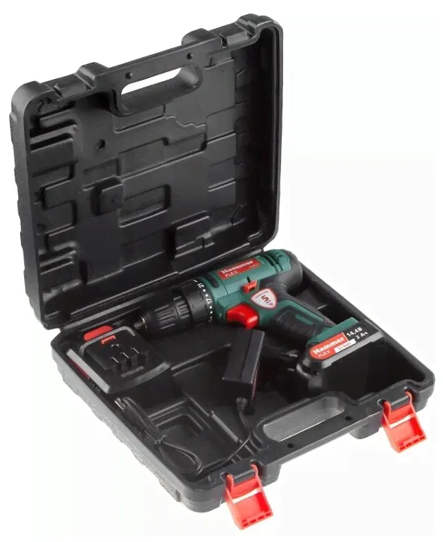 Hammer Аккумуляторная дрель-шуруповерт HAMMER Flex ACD14BS 680328 дрель / шуруповерт-2